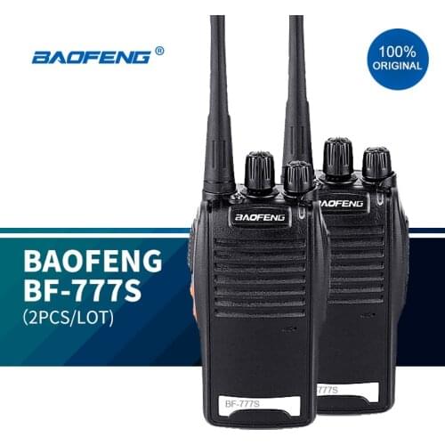 2PCS/LOT Original BAOFENG BF-777S wireless walkie talkie handheld handy talkie similar as baofeng 888 16chs uhf radios