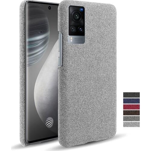 Cloth Texture Fit Cover For Vivo X60 Pro X 60 Pro+ Funda Luxury Febric Antiskid Case For VI VO X60 Pro Plus X60pro Capa Coque