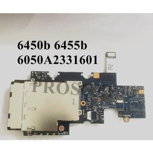 High quality For HP 6450b 6455b Audio Express Card Reader Board PN 6050A2331601 Free shipping