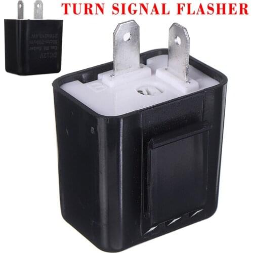 High Quality LED Flashing Blinker Relay 12V 2 Pins Motorcycle Electronic LED Turn Signal Indicator Flasher Relay Accessories
