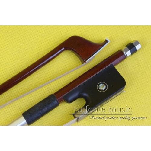 1 pcs 67# brazilwood Cello Bow Flower Pattern 4/4 New