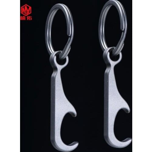 1PCS New Hot Sale !!! Beer Bottle Opener Mini Keychain Camping Mini Beer Bottle Opener Household Kitchen Tool