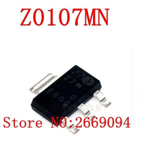 10pcs Z0107MN Z7M SOT-223 Z0107 Z0107M 27M Triac thyristor new original