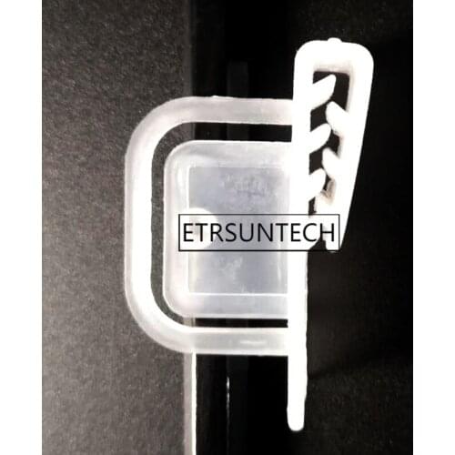 1000pcs POP Label Card Tag Holder Sign Snap Label Holder Strip Soft Grip Sign Holder Plastic Card Display Price Talker