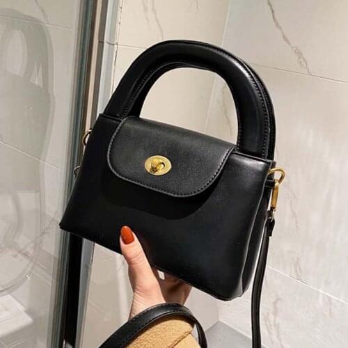 2020 Solid Color Crossbody Bags For Women Casual Vintage Messenger Shoulder Bag Ladies Mini Handbag Purses Travel Lipstick Totes