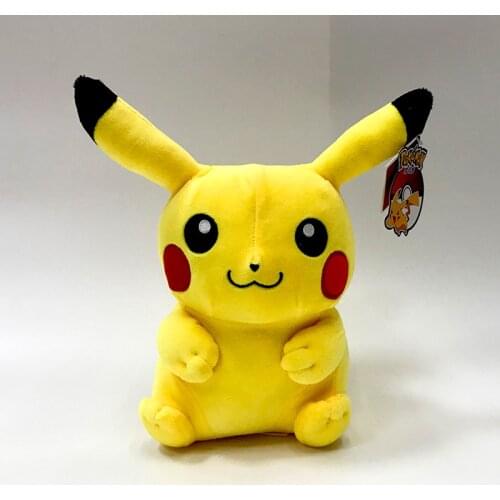 1pcs 20cm Anime Kawaii Pikachu Squirtle Charmander Bulbasaur Stuffed Plush Toys Cute Figurine Soft Doll Gifts Kids Toys