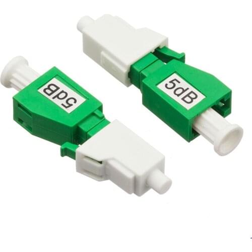 5pcs/bag 2dB/3dB/5dB/7dB/10dB/15dB FTTH Fiber Optic Attenuator LC/APC Optical Attenuator LC-LC Singlemode Female to Male