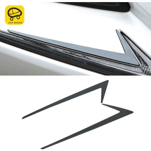 CarManGo For Lexus NX 200 300 300h 2014-2020 Car Accessories Front Headlight Trim Frame Sticker Exterior Chrome Sill Moulding