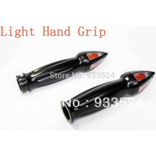 Black Motorcycle for Harley XL Sportster 1" Hand Grips Turn Signals Honda VTX Shadow Rebel Magna VT Kawasaki VN Vulcan 1500 1600