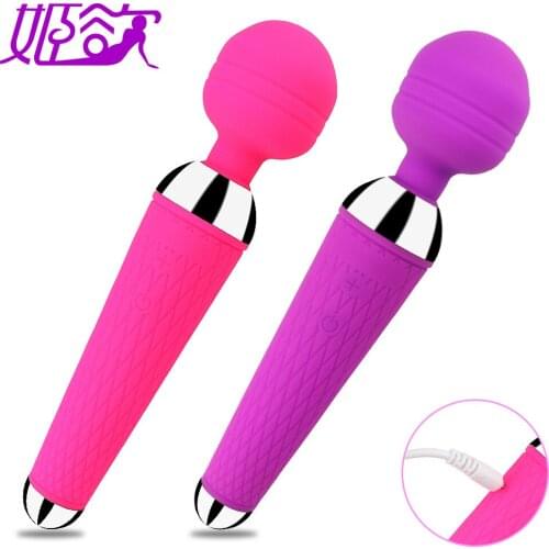 Dildo Vibrators for Women,Sex Toy for Muscle Adult, AV Magic Wand G Spot Massager Clitoris Stimulator for Woman USB Rechargeable