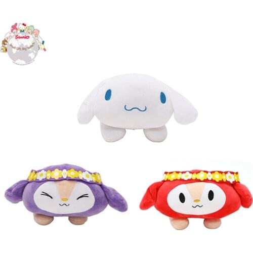 Kuromi My Melody Cinnamoroll Cartoon Stuffed Plush Kawaii Cute Soft Plushie Boutique Pendant Girls Appease Doll Toys Gifts