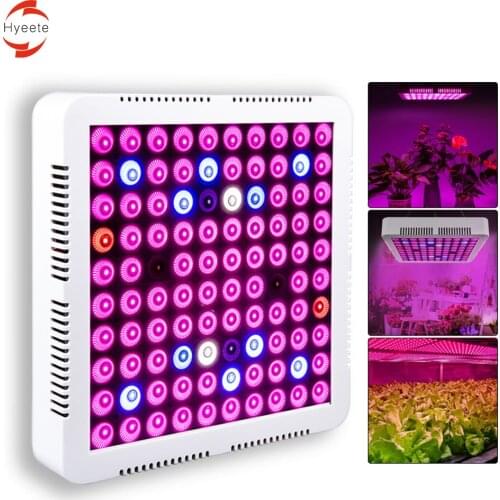 300W Plant Light LED 100 Lamp Beads Full Spectrum Panel Indoor Plants Growing Lamps with IR Greenhouse Seedling Veg and Flower