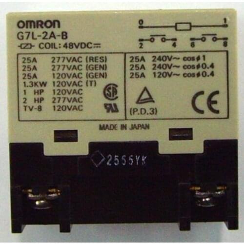 Wholesale 10pcs/lot relay G7L-2A-B 48VDC