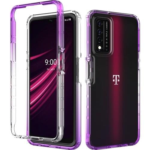 360 Full Body Clear Case For T Mobile Revvl V+ 5G Shockproof TPU Bumper Flexible Phone Cases Revvl V Plus Cases Funda