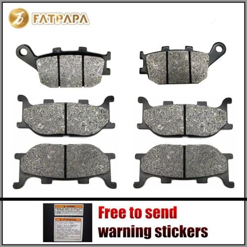 FL + FR + R Brake Pads for YAMAHA 600 FZ6 600 FZ6 2005 2006 2004-2007