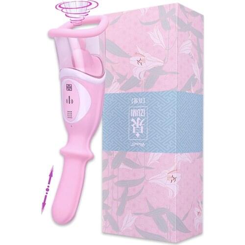 Japan Rends Multi-fun Nipple Clitoris Sucking Vibrators Thrusting Dildo Breast Vacuum Pump Pussy Licking Oral Sex Toys for Women