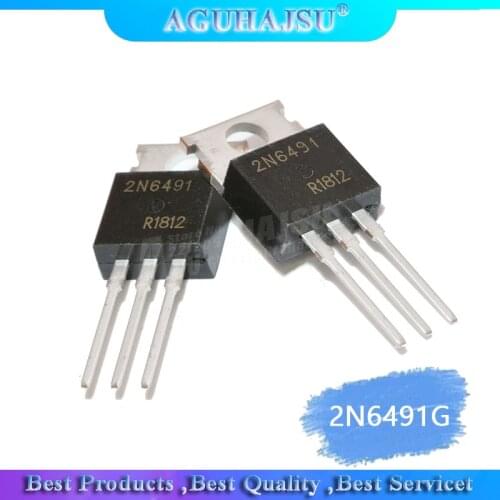 10pcs/lot 2N6491G 2N6491 PNP TO-220 new original