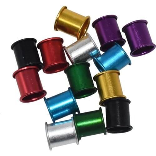 1000 pcs 8 mm Pigeon foot rings Aluminum Ring Birds identification tools 7 colors Bird tools Pigeon foot ring