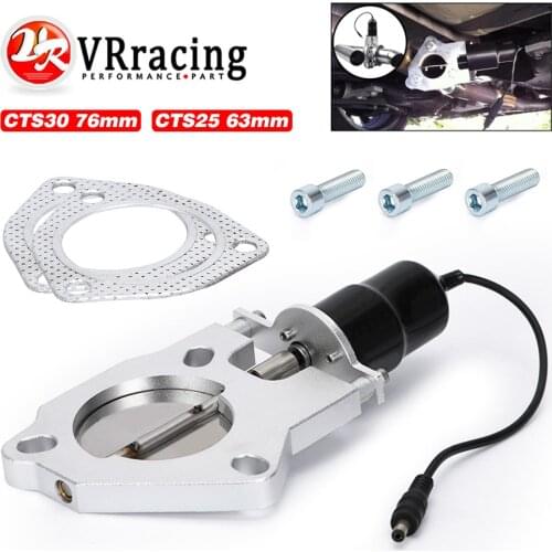 2.5" or 3" Stainless Steel Headers Y pipe Electric Exhaust Catback CutOut cut out Kit Remote Control Car Muffler Accessory Parts