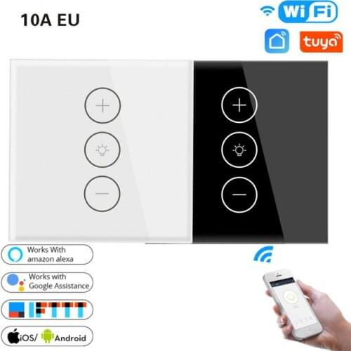 TUYA3.0 Smart Life WiFi Touch Dimmer Switch Light APP EU Wireless Timer Remote Control With Alexa Google Home 240V 110V