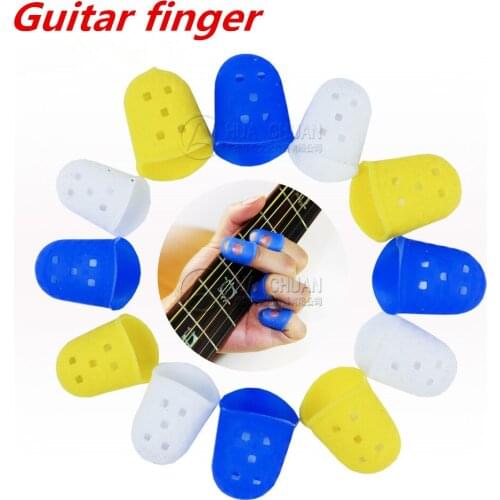 1 Pcs Guitar Finger Cover Guitar Left-Handed Anti-Pain Pouches Soft Handguard Beginner Steel String Perfect Match