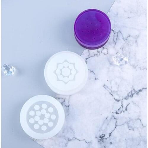Crystal Epoxy Resin Mold Tobacco Grinder Leaf Herbal Herb Smoke Spice Crusher Silicone Mould DIY Crafts Baking Tools
