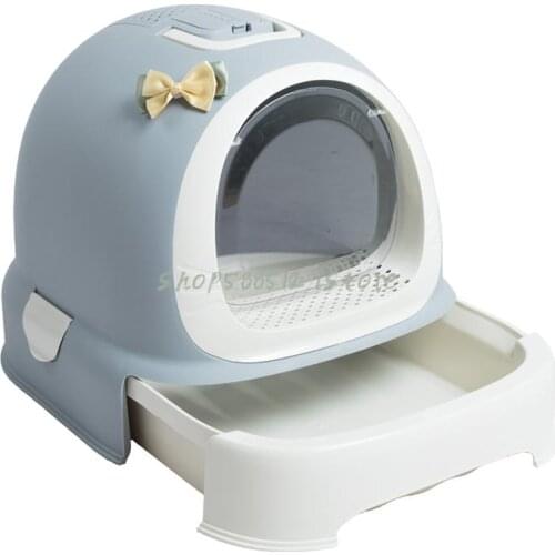 Cat Litter Basin Drawer Closed Comfortable Large Cat Toilet With Deodorant And Splash Proof Sand Table Cat Excrement Basin Cat S