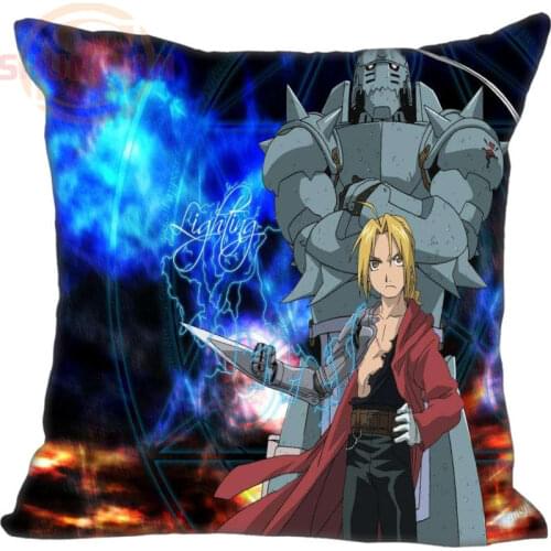 Best New Fullmetal Alchemist #23 Pillowcase Wedding Decorative Pillow Case Custom Gift For Pillow CoverW&17212