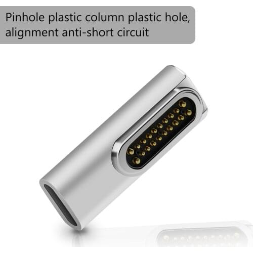 High Quality 20 Pins Magnetic USB C Adapter Type C Connector PD 100W Quick Charge For MacBook Pro For Huawei For Samsung