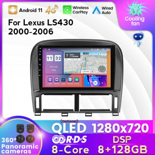 MEKEDE 6G RAM+128G ROM For Lexus LS430 XF30 LS 430 2000 - 2006 For Toyota Celsior XF30 Car Player Navigation no 2din 2 din DVD