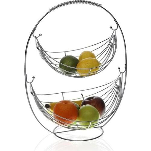 Fruit Bowl Steel Metal (27 x 45,5 x 36 cm)