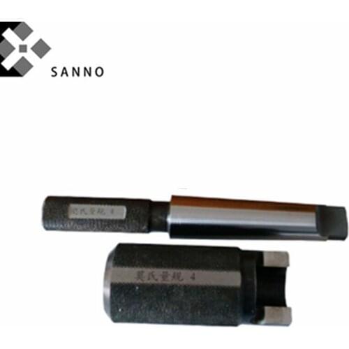 MT0 - MT4 1 Set Morse taper working plug gauges with and without flat tail spindle taper plug ring gauge sleeve socket gauge