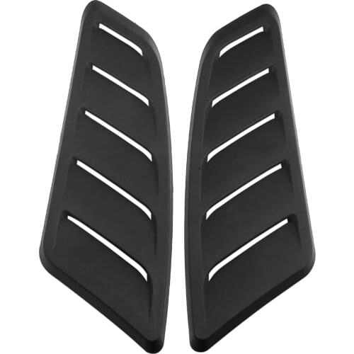 Mustang Car Hood Cover ABS Auto Vent Air Flow Auto Intake Side Scoop Hood Cover Car Fender Side Decor Cover For Car SUV