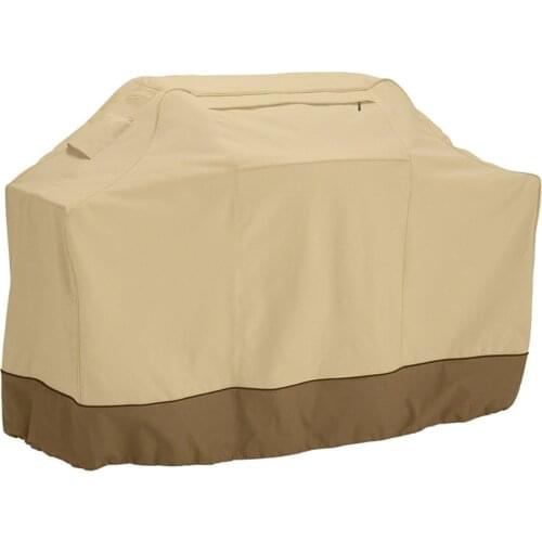 New Gas BBQ Grill 58" 64" 70" 72" Protective cover Heavy Duty Waterproof Outdoor Weber Beige Garden Patio Gas Barbecue Cover