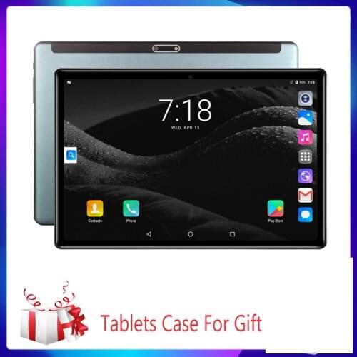 10.1 inch Tablet pc Android 9.0 Octa Core 3G Phone Call Tablets 4GB+64GB ROM Bluetooth 4.0 Wi-Fi 2.5D Steel Screen Tablet