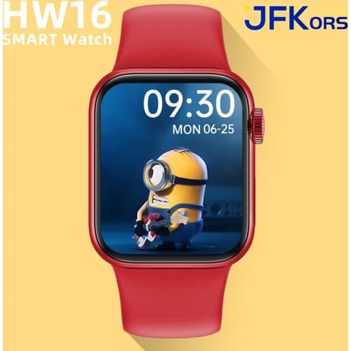 Smart Watch HW16 Men Women Full Screen Bluetooth Password Heart Rate Smartwatch For xiaomi huawei samsung PK amazfit HW12 HW22