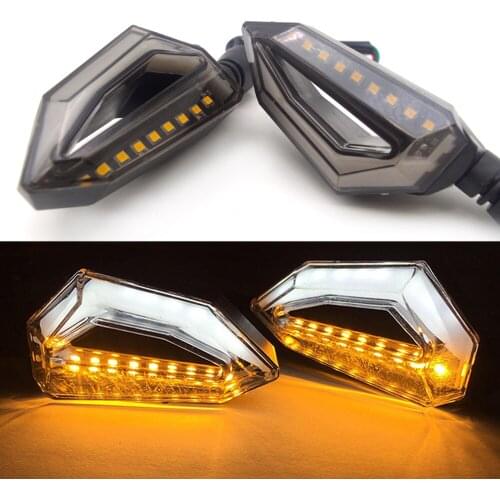 Universal Motorcycle Turn Signal Lights Lamp Amber LED intermitentes moto FOR yamaha vmax 1200 honda x4 transalp yamaha r1 2004