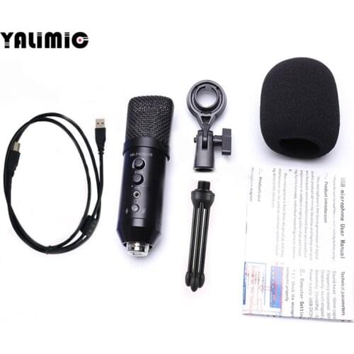 MK-F400TL Studio Microphone USB Condenser Sound Recording Add Stand free Driver For Mobile Phone Computer