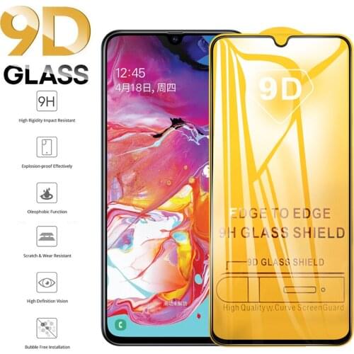 100pcs Full Cover Silk Printed Screen Protector For Samsung Galaxy A9 S6 S7 S4 A7 J6 Prime A9 Star 2018 Tempered Glass Film