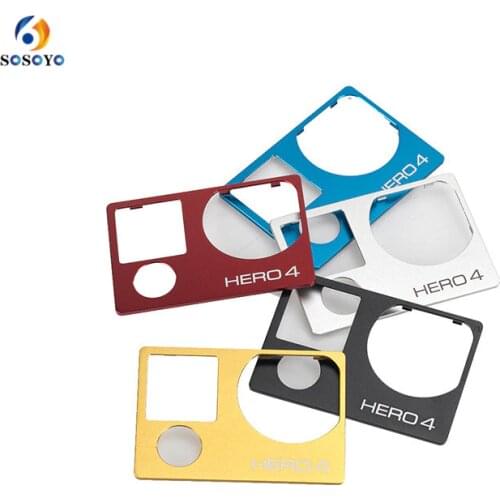 Front Board Cover Faceplate Repair Replacement Part Metal Cooling Panel Protector Cover Case For GoPro Hero 4 Camera Accessories