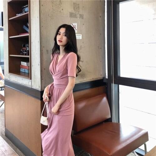 Cheap wholesale 2019 new Spring Hot selling womens fashion casual sexy Dress BW0760