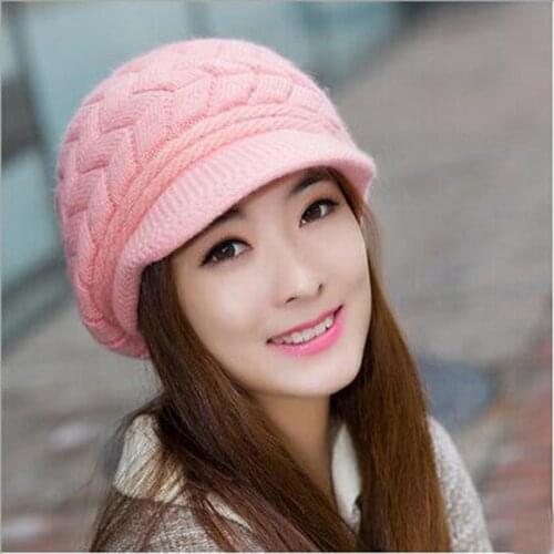 2017 In winter hats woven women wear a hat in the winter is Mrs Beanie for womens sports Skullies Snapback hat cap wool hat