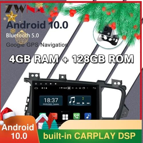 ZWNAV Android 10 DSP For KIA Optima K5 2010 - 2015 Car Multimedia Stereo Player No DVD Radio upgrade GPS Navigation Head unit