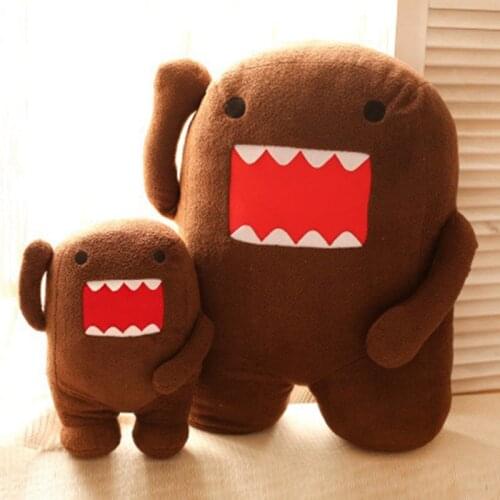 1pc 20cm Funny Domokun Toy Creative Soft Staffed Cute Doll Kawaii Domo Kun Plush Toy Blame Home sofa Decor Gift for Boy Girl kid