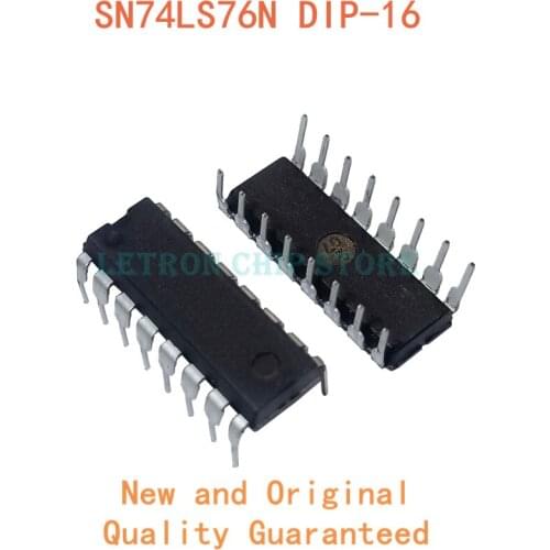 10pcs SN74LS76N DIP16 HD74LS76P DIP DIP-16 74LS76N SN74LS76 74LS76 original and new IC