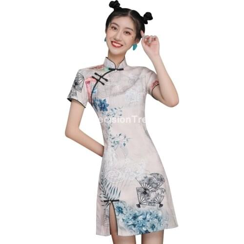 2021 chinese dress qipao sexy cheongsam chinese female halter qipao oriental women evening cheongsam dress elegant party dress