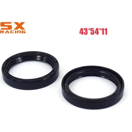 43*54*11 Motorcycle Front Fork Damper Oil Seal & Dust Cover For CR XR CBR VFR RVT VN1500 VN1600 DR VZ FZS1000SP XVZ13 XV1600