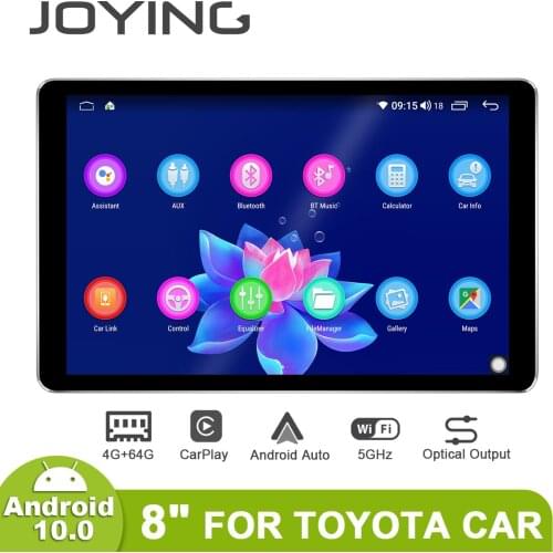 8inch Android10 Car Radio Head Unit for Toyota Echo/Fortuner/Daihatsu/Be-go/Perodua/Nautica/Innova/MR2/Kluger/Hiace/Rush/Crown