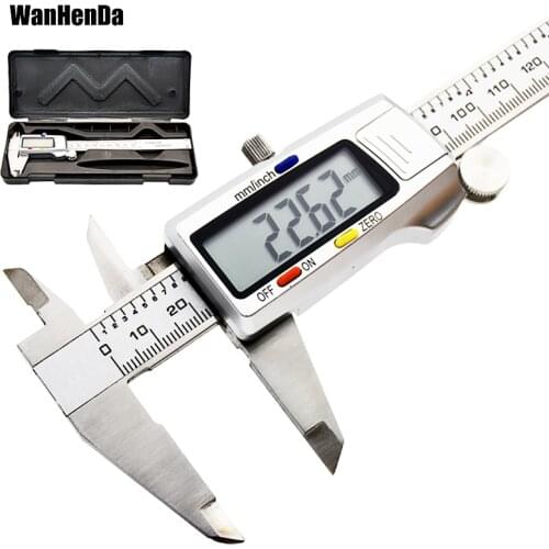 Digital caliper Stainless Steel Electronic Digital Vernier Calipers 6Inch 0-150mm Metal Micrometer Measuring tool caliper Gauges