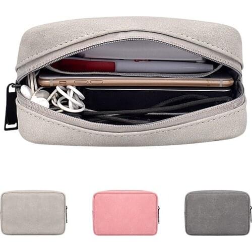 Travel Organizer Case for Earphones Cables Mouse Charger U Disk Waterproof Storage Bag Digital Portable Zipper Accessories